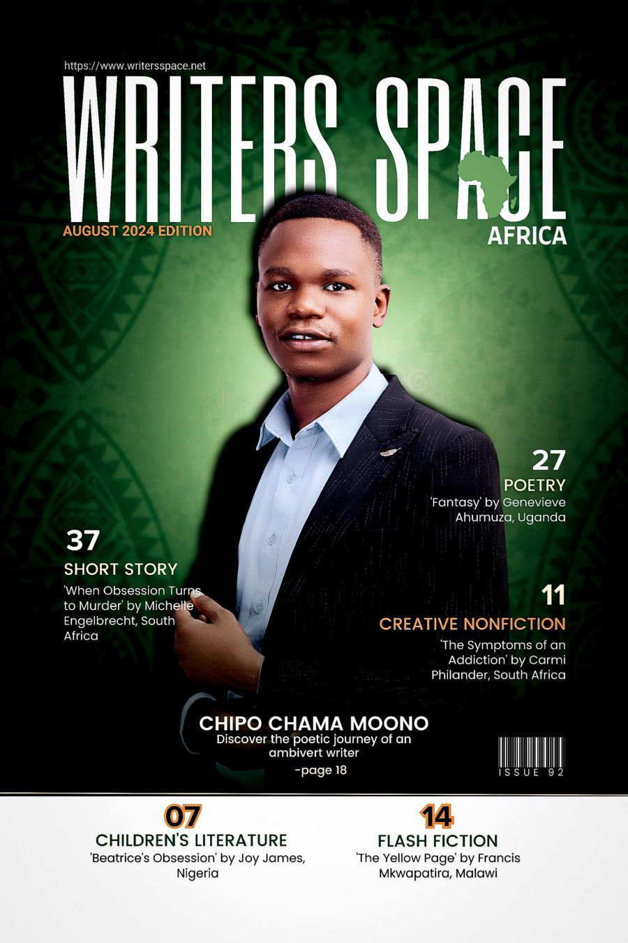 Writers Space Africa (WSA) Magazine - August 2024 Edition